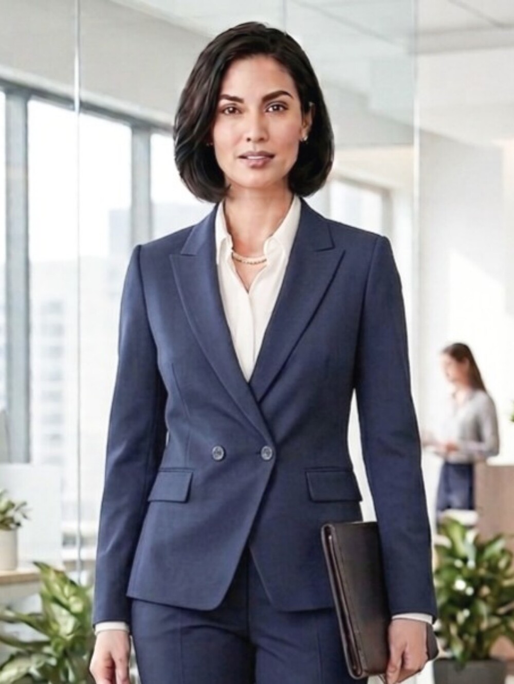 Brooks Brothers Women's Luxury Wool Blazer Business/Office/Carrer Navy 8 sz